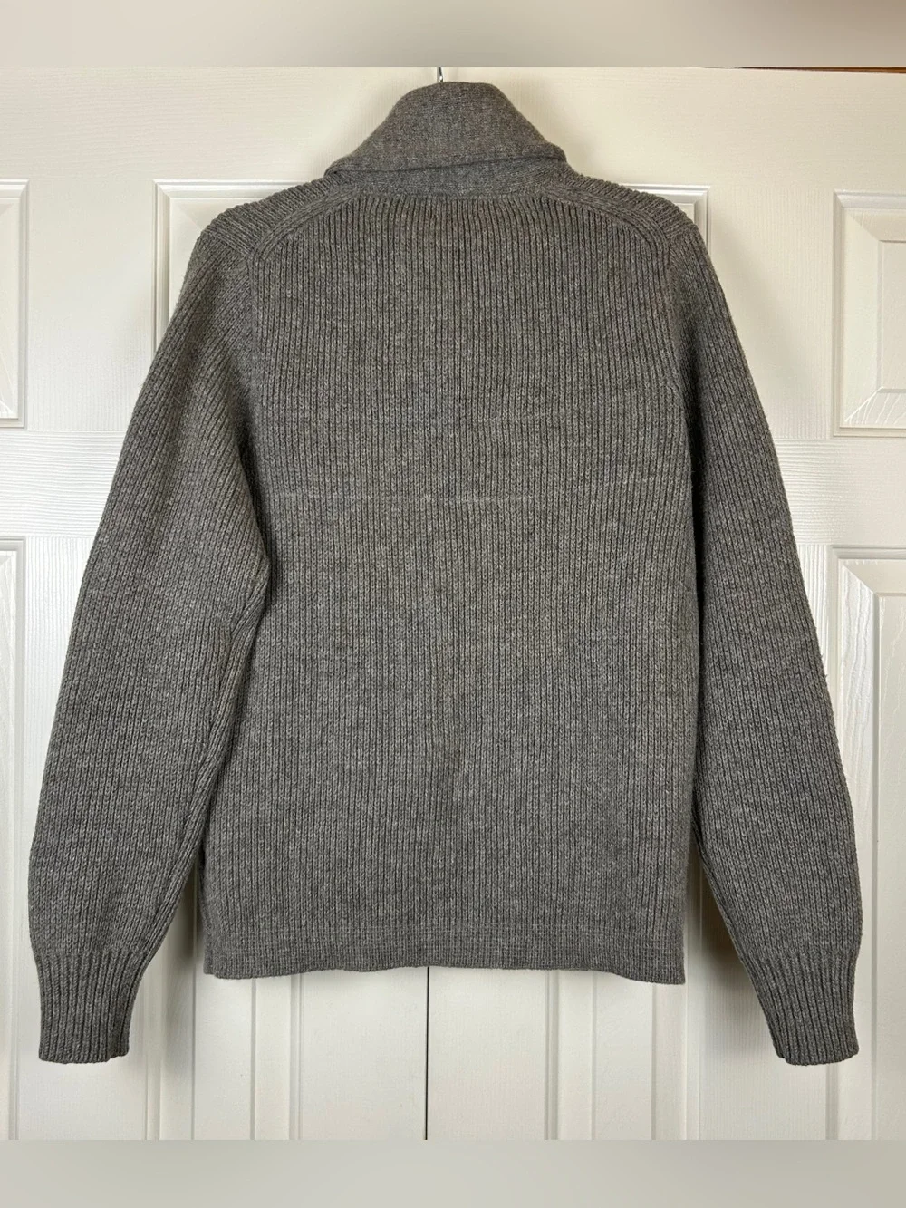 J. Crew Men’s 100% Lambs Wool Cardigan Sweater